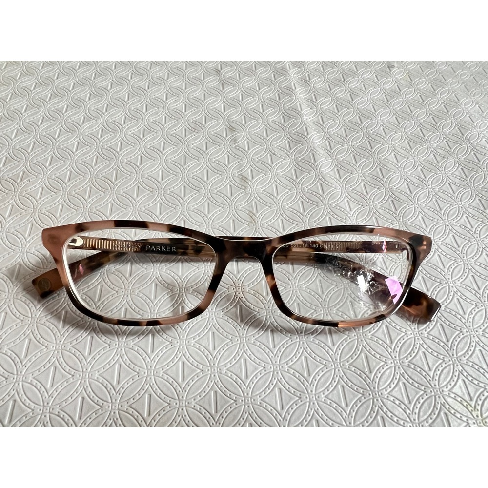 Warby Parker Annette 285 Eyeglasses Brown Tortoise Rectangular Frames 52-17-140